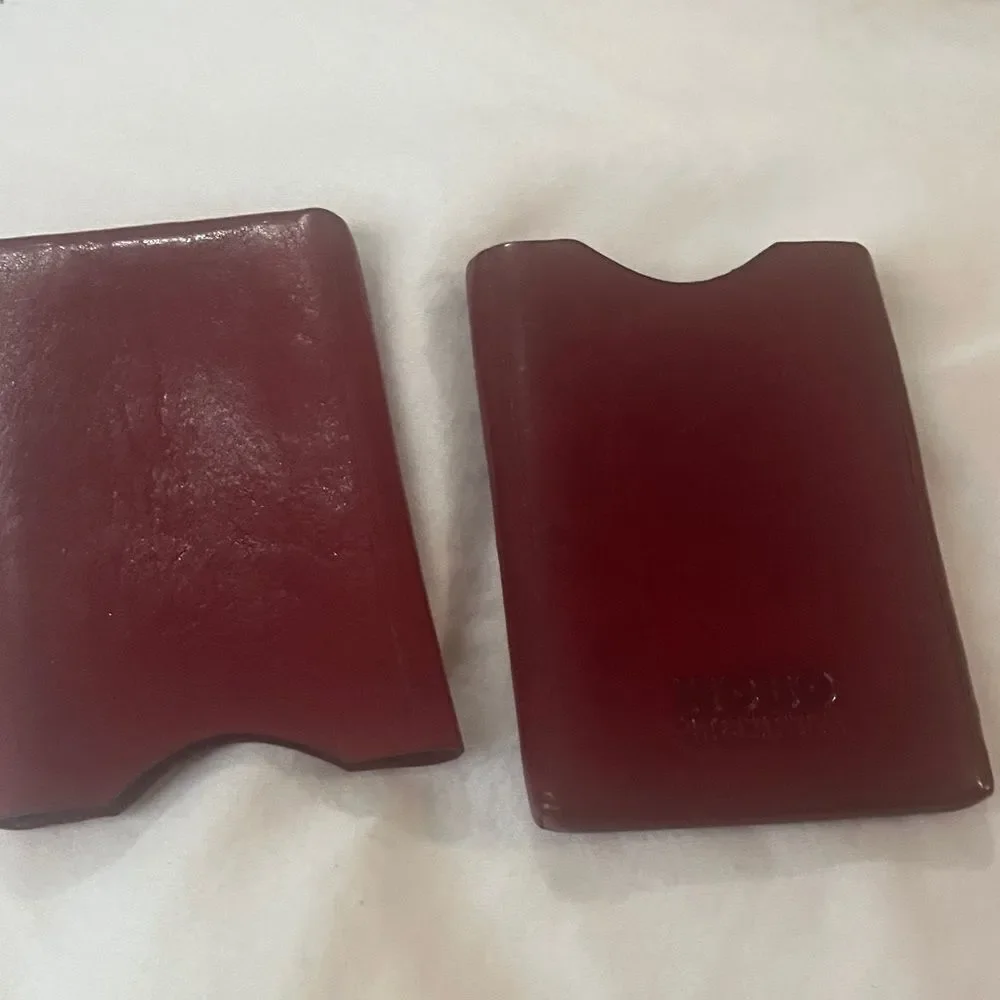 Vintage hobo card holder